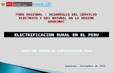 ELECTRIFICACION RURAL EN EL PERU
