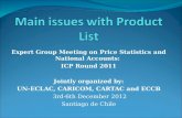 Main issues with  Product  List