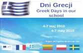Dni Grecji Greek Days in our school