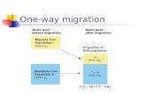 One-way migration