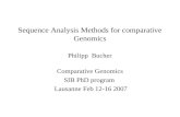 Sequence Analysis Methods for comparative Genomics