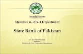 Introduction to Statistics & DWH Department State Bank of Pakistan Dr  Azizullah Khattak Director
