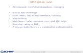 GPCI spin-up issues