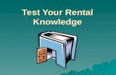 Test Your Rental Knowledge