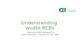 Understanding  wvdbt RCBs