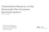 Transmission Needs in a Fully Renewable Pan-European Electricity System IRENEC, June 2012