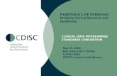 Healthcare Link Initiatives:  Bridging Clinical Research and Healthcare