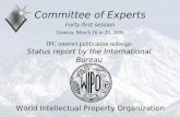 IPC internet publication redesign Status report by the International Bureau