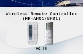 Wireless Remote Controller (MR-AH01/BH01)