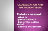 Globalization and the Nation-State