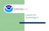 Lesson 23:  Technology II