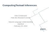 ComputingTextual Inferences