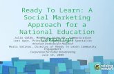 Ready To Learn: A Social Marketing Approach for a National Education Campaign