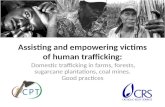 Assisting and empowering victims of human trafficking: