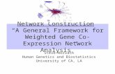 Network Construction “A General Framework for Weighted Gene Co-Expression Network Analysis”