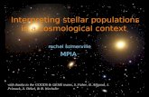 Interpreting stellar populations in a cosmological context