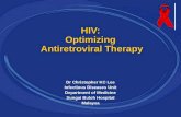HIV:  Optimizing  Antiretroviral Therapy