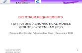BACKGROUND : WHY ADDITIONAL AM(R)S SPECTRUM CAPACITY ?