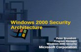 Windows 2000 Security Architecture