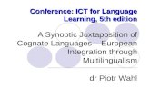 Conference: ICT for Language Learning, 5th edition