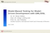 Model-Based Testing for Model-Driven Development with UML/DSL