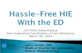 Hassle-Free HIE  With  t he ED