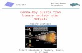 Gamma-Ray bursts from binary neutron star mergers Roland Oechslin MPA Garching, SFB/TR 7