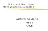 Fluids and Electrolyte Management in Neonates
