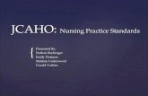 JCAHO:  Nursing Practice Standards