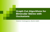 Graph Cut Algorithms for Binocular Stereo with Occlusions