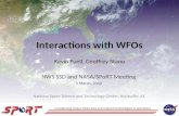 Interactions with WFOs