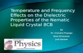 Temperature and Frequency Effects on the Dielectric Properties of the Nematic Liquid Crystal 8CB