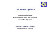 Oil Price Update