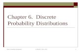 Chapter 6.  Discrete Probability Distributions