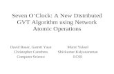Seven O’Clock: A New Distributed GVT Algorithm using Network Atomic Operations