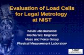 Evaluation of Load Cells for Legal Metrology  at NIST