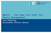 WRATE – The New LCA Tool for Waste Management