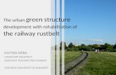 The urban  green structure  development with rehabilitation of  the railway rustbelt