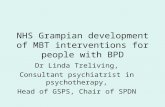 NHS Grampian development of MBT interventions for people with BPD