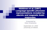 Presented by Viktor Kharlamov  September 27, 2006 University of Ottawa
