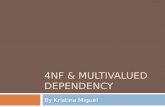 4NF &  Multivalued  Dependency