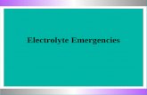 Electrolyte Emergencies