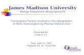 James Madison University Biology Department (Biosymposium)