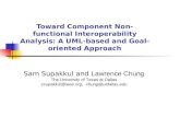 Toward Component Non-functional Interoperability Analysis: A UML-based and Goal-oriented Approach