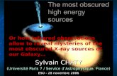 Sylvain CHATY (Université Paris 7 / Service d’Astrophysique, France) ESO  - 28 novembre 2006