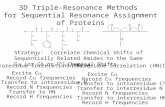 3D Triple-Resonance Methods  for Sequential Resonance Assignment of Proteins