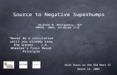 Source to Negative Superhumps