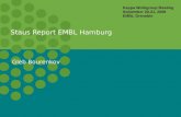 Staus Report EMBL Hamburg