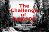 Peak Oil Opportunities  and Challenge  at the end of Cheap Petroleum