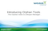Introducing Orphan Tools  The Orphan Index & Lifespan Manager